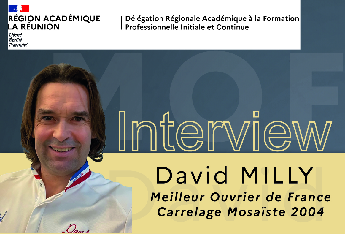 Interview David Milly, Artisan carreleur, mosaïque MOF 2004 | FTLV Réunion